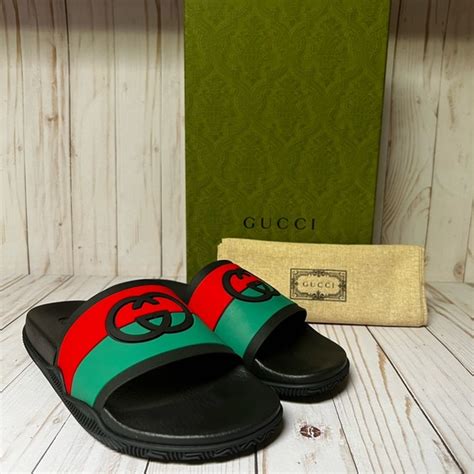 gucci agrado|Gucci slide sandals.